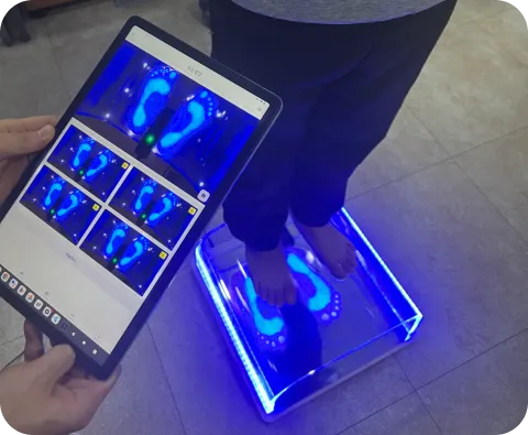 발바닥 압력을 측정하는 IoT 기반 족문측정 장비