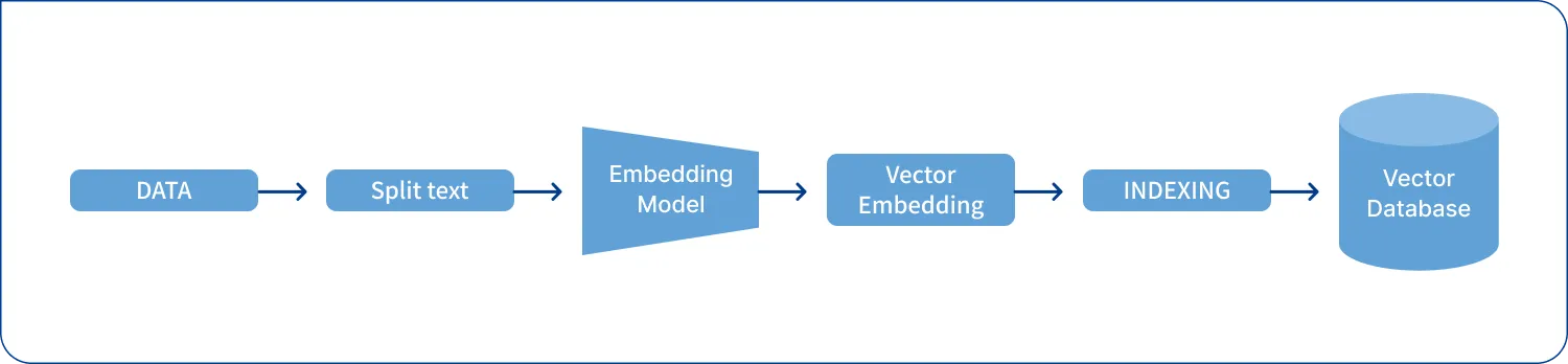 교정운동 데이터를 벡터 데이터베이스로 변환하는 과정